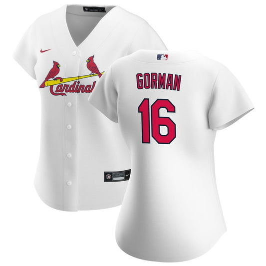 Nolan Gorman St. Louis Cardinals Nike Women's Home Replica Jersey - White