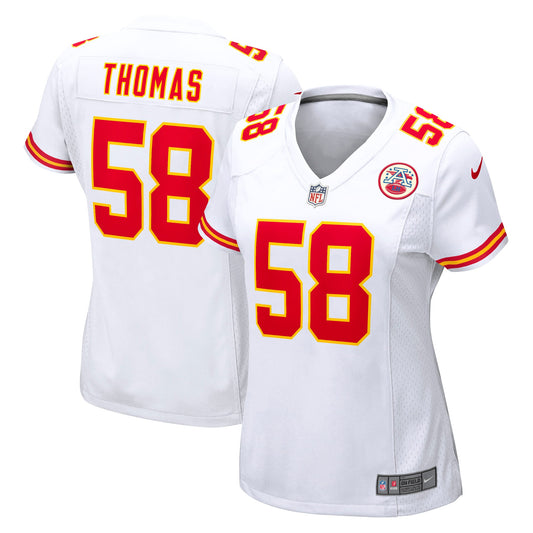 Derrick Thomas Kansas City Chiefs Nike Women's Retired Game Jersey - White