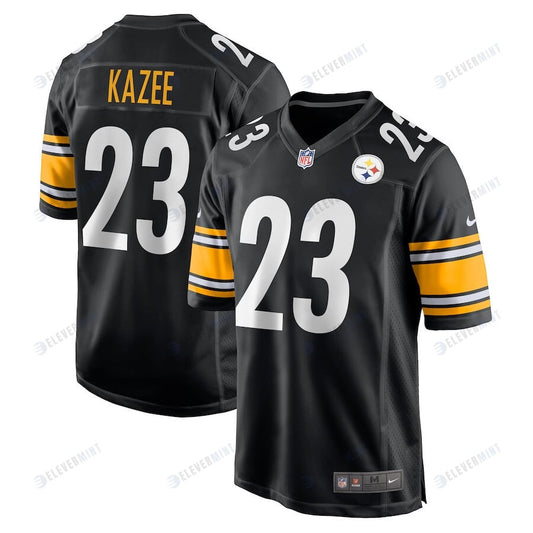 Damontae Kazee 23 Pittsburgh Steelers Men Game Jersey - Black