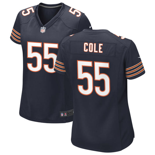 Dylan Cole Chicago Bears Nike Women's Game Jersey - Navy