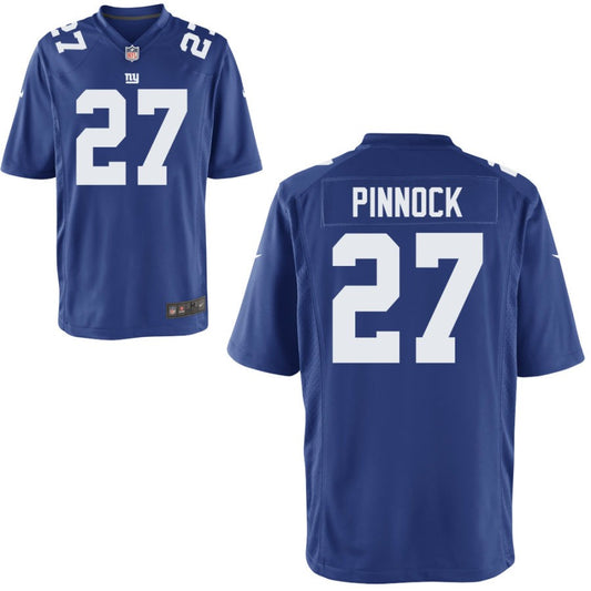 Jason Pinnock New York Giants Nike Youth Game Jersey - Royal