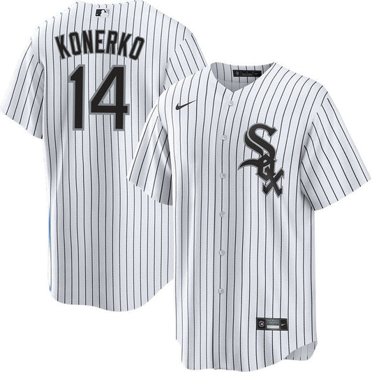 Paul Konerko Chicago White Sox Replica Men's Home Premium Stitch Jersey