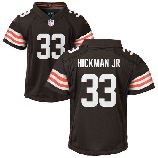 Ronnie Hickman Jr Nike Cleveland Browns Youth Game Jersey - Brown