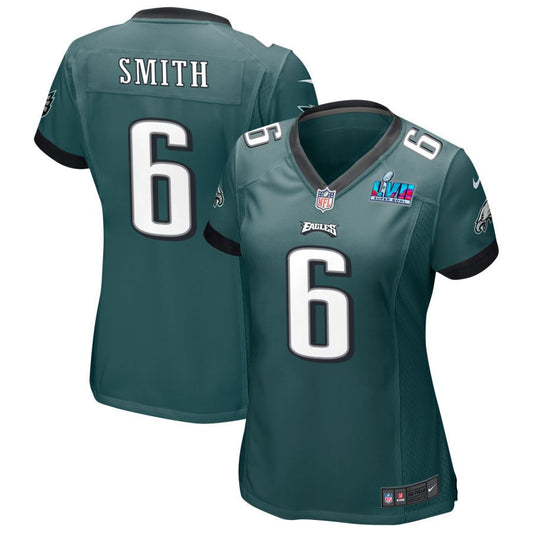 DeVonta Smith Philadelphia Eagles Nike Women's Super Bowl LVII Game Jersey - Midnight Green