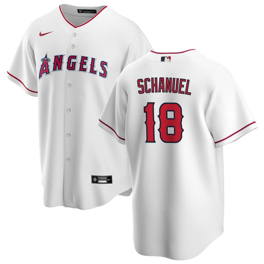 Nolan Schanuel Los Angeles Angels Nike Home Replica Jersey - White