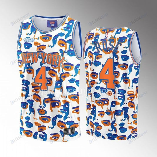 Derrick Rose 4 New York Knicks NBA & KidSuper Studios Unisex Hometown Jersey