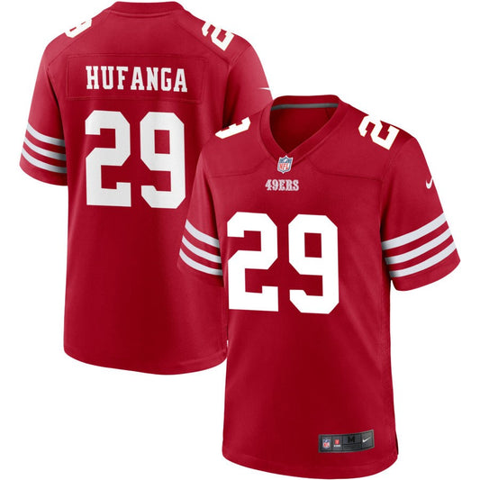 Talanoa Hufanga San Francisco 49ers Nike Youth Game Jersey - Scarlet