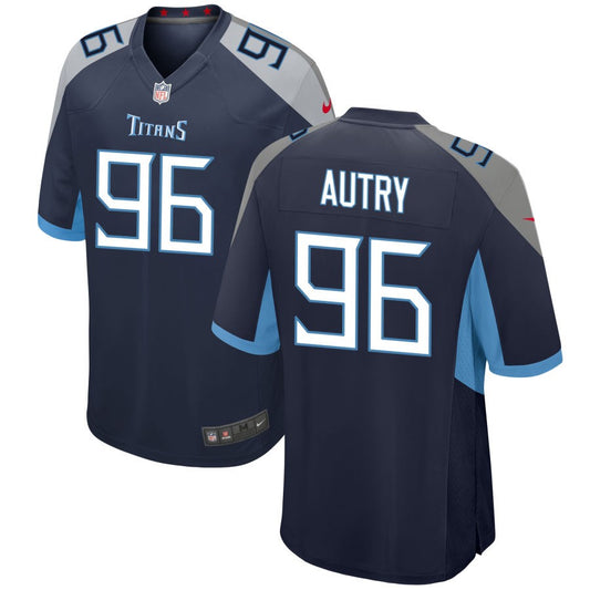 Denico Autry Tennessee Titans Nike Jersey - Navy