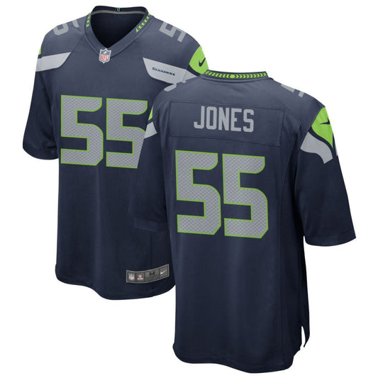 Dre'Mont Jones Seattle Seahawks Nike Game Jersey - College Navy