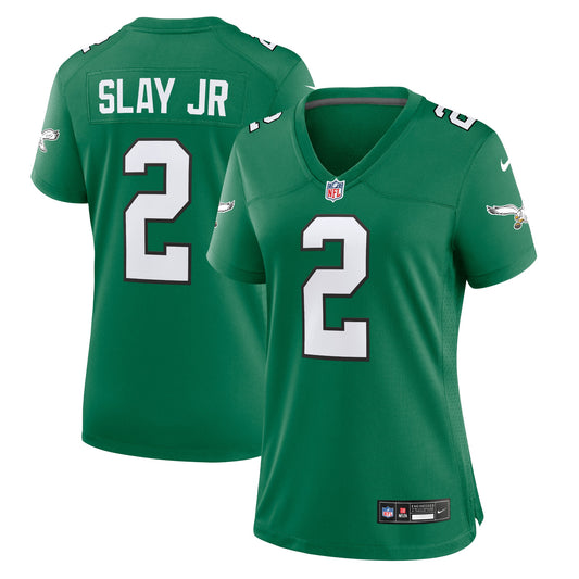 Darius Slay Philadelphia Eagles Nike Women's Alternate Player Game Jersey - Kelly Green