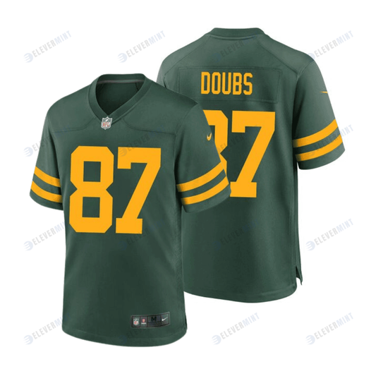 Romeo Doubs 87 Green Bay Packers 50s Classic Men Game Jersey - Green & Gold