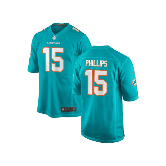 Jaelan Phillips Miami Dolphins Nike Youth Game Jersey - Aqua