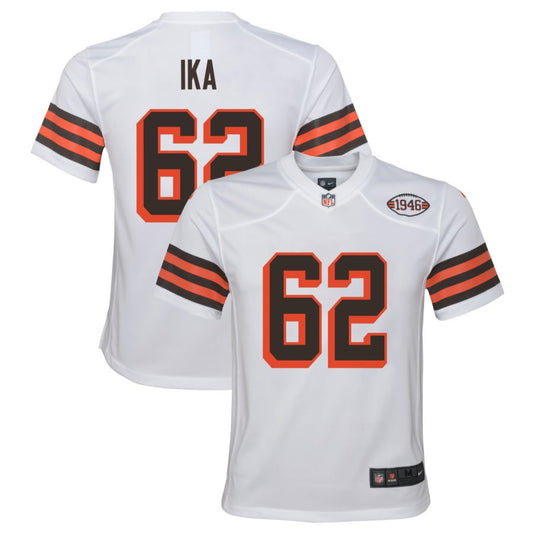 Siaki Ika Cleveland Browns Nike Youth Alternate Jersey - White