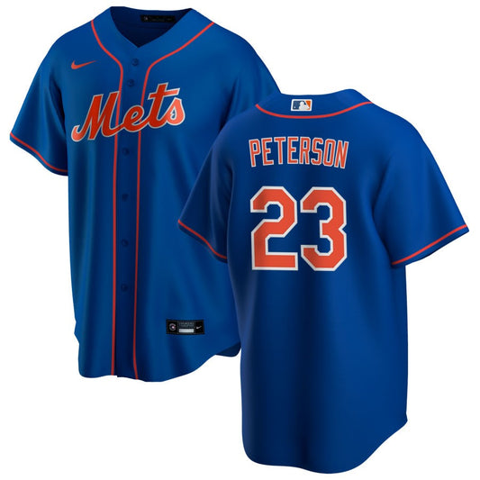 David Peterson New York Mets Nike Alternate Replica Jersey - Royal