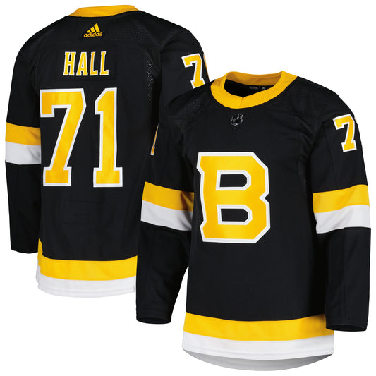 Taylor Hall Boston Bruins adidas Primegreen Authentic Pro Alternate Player Jersey - Black