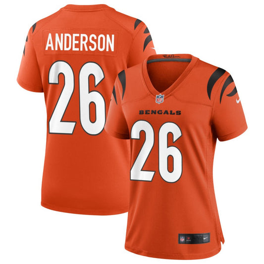 Tycen Anderson Cincinnati Bengals Nike Women's Alternate Game Jersey - Orange