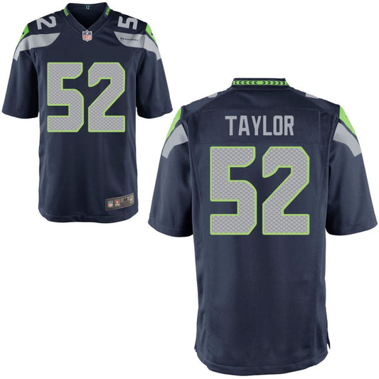 Darrell Taylor Seattle Seahawks Nike Youth Game Jersey - College Navy