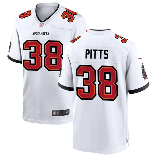 Derrek Pitts Nike Tampa Bay Buccaneers Game Jersey - White