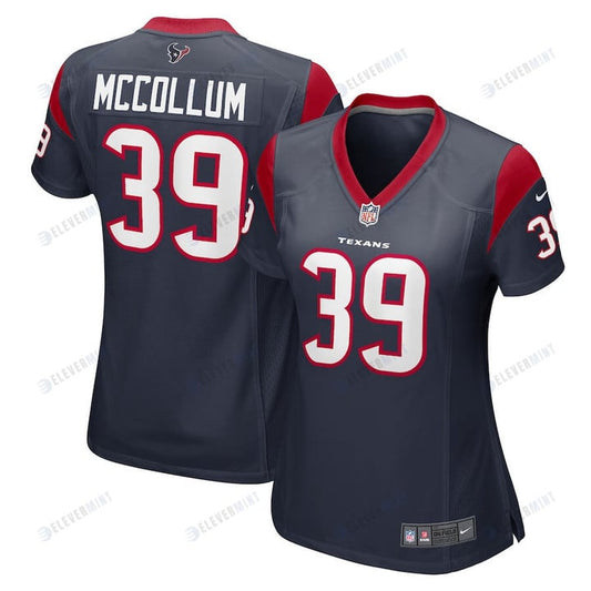 Tristin McCollum Houston Texans Women's Game Player Jersey - Navy