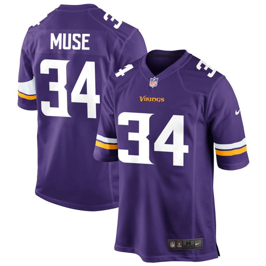 Nick Muse Minnesota Vikings Nike Game Jersey - Purple