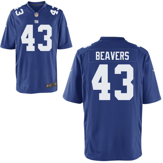 Darrian Beavers New York Giants Nike Youth Game Jersey - Royal