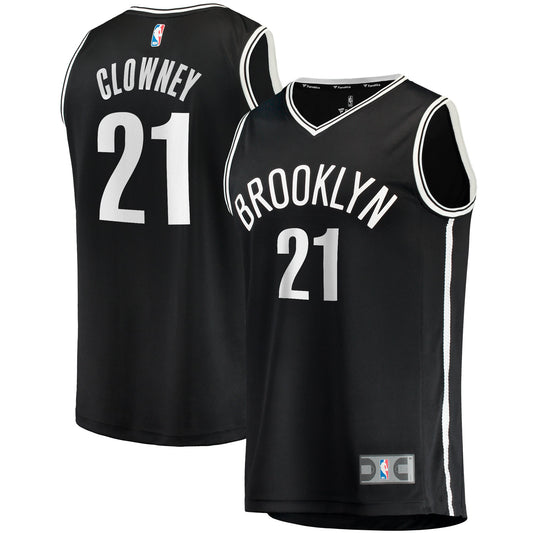 Noah Clowney Brooklyn Nets Fanatics Branded Youth 2023 NBA Draft First Round Pick Fast Break Replica Jersey - Icon Edition - Black