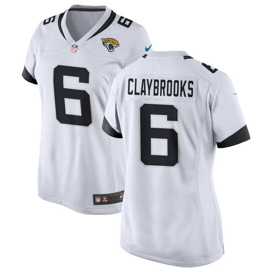 Chris Claybrooks Jacksonville Jaguars Nike Women's Game Jersey - White