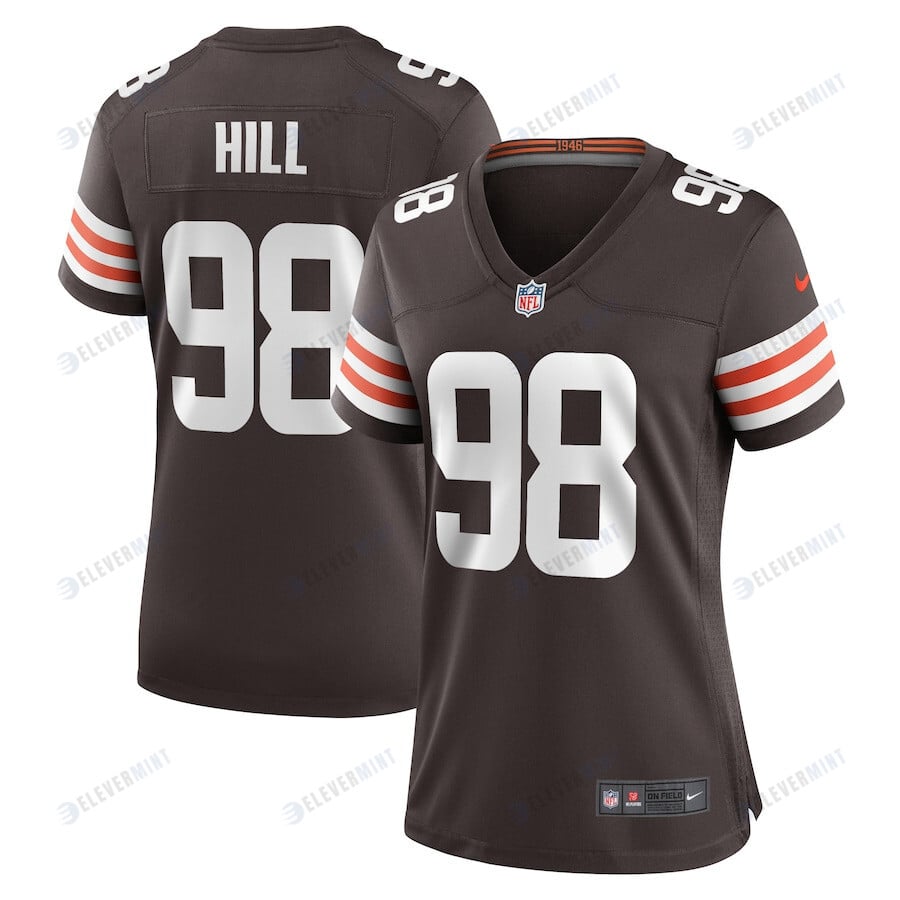 Trysten Hill 98 Cleveland Browns Women Game Jersey - Brown