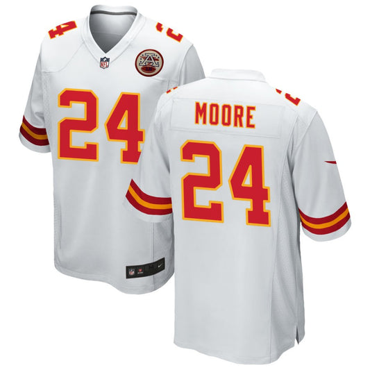 Skyy Moore Kansas City Chiefs Nike Game Jersey - White