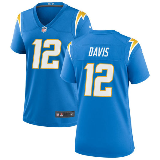 Derius Davis Los Angeles Chargers Nike Women's Game Jersey - Powder Blue