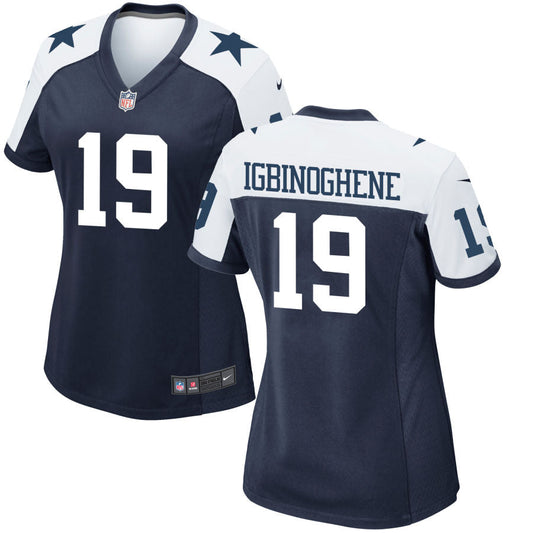 Noah Igbinoghene Dallas Cowboys Nike Women's Alternate Game Jersey - Navy