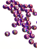 Fuchsia AB Multi-Size Flatback Crystal Rhinestones